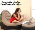 inflatable sofa with foot rest