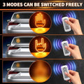 LED Hand Signal Car 3 Modes Middle Finger for Car Rear Window Road With Remote Control