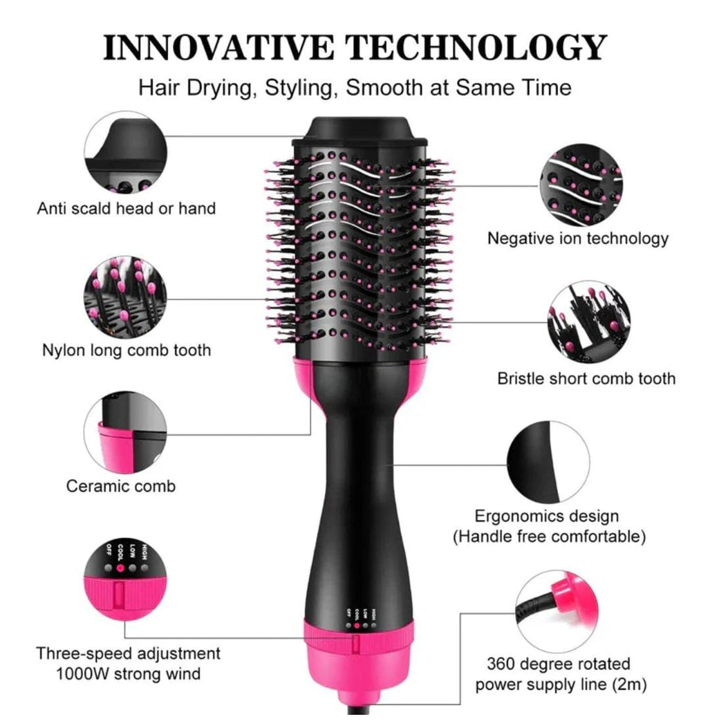 Hair Dryer And Styler Hot Air Brush