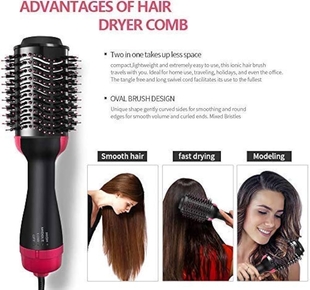 Hair Dryer And Styler Hot Air Brush